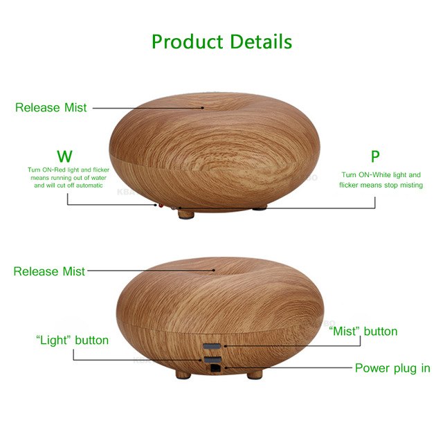 Aroma Essential Oil Diffuser Wood Grain-100ml