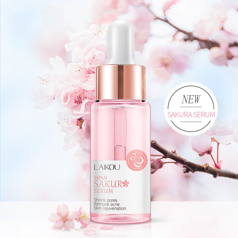 1PC Sakura Face Serum Shrink Pores Remove Acne