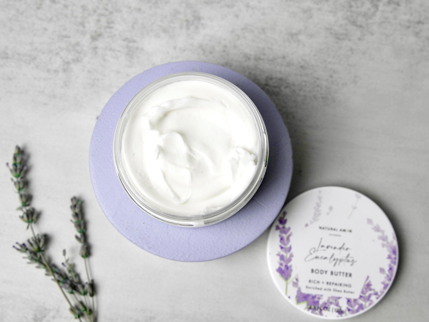 Lavender Eucalyptus Emulsified Body Butter