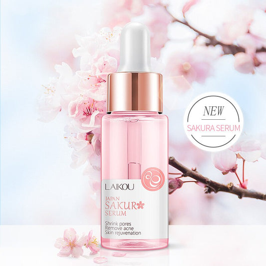 1PC Sakura Face Serum Shrink Pores Remove Acne