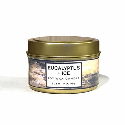 Eucalyptus + Ice Soy Wax Candle