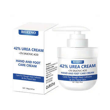 42% Urea Cream with Salicylic Acid: Hand & Foot Care for Rough Heels & Dry Skin | Strong Hydration | Tender Hands & Feet